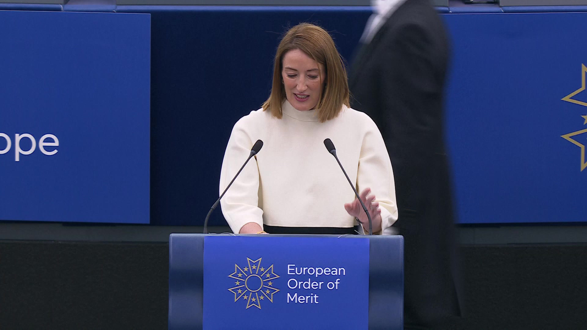 European Order of Merit - Conferral ceremony: introductory remarks by Roberta METSOLA, EP President